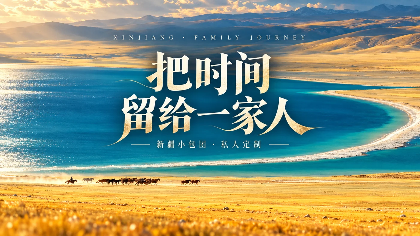 旅游内容样板封面：把时间留给一家人